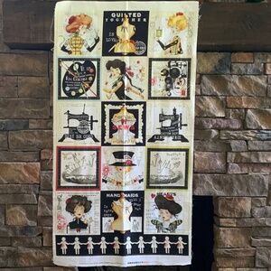 Handmaids J. Wecker Frisch for Quilting Treasures Fabric Panel
